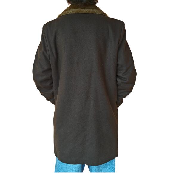 Vintage Ski Trail by Congress Shearling Lined Brown Coat Mens EU 40 - Picture 4 of 7